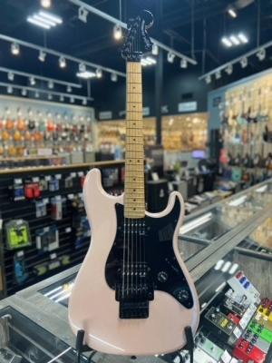 Squier Contemporary Stratocaster HH FR, Roasted Maple Fingerboard - Shell Pink Pearl